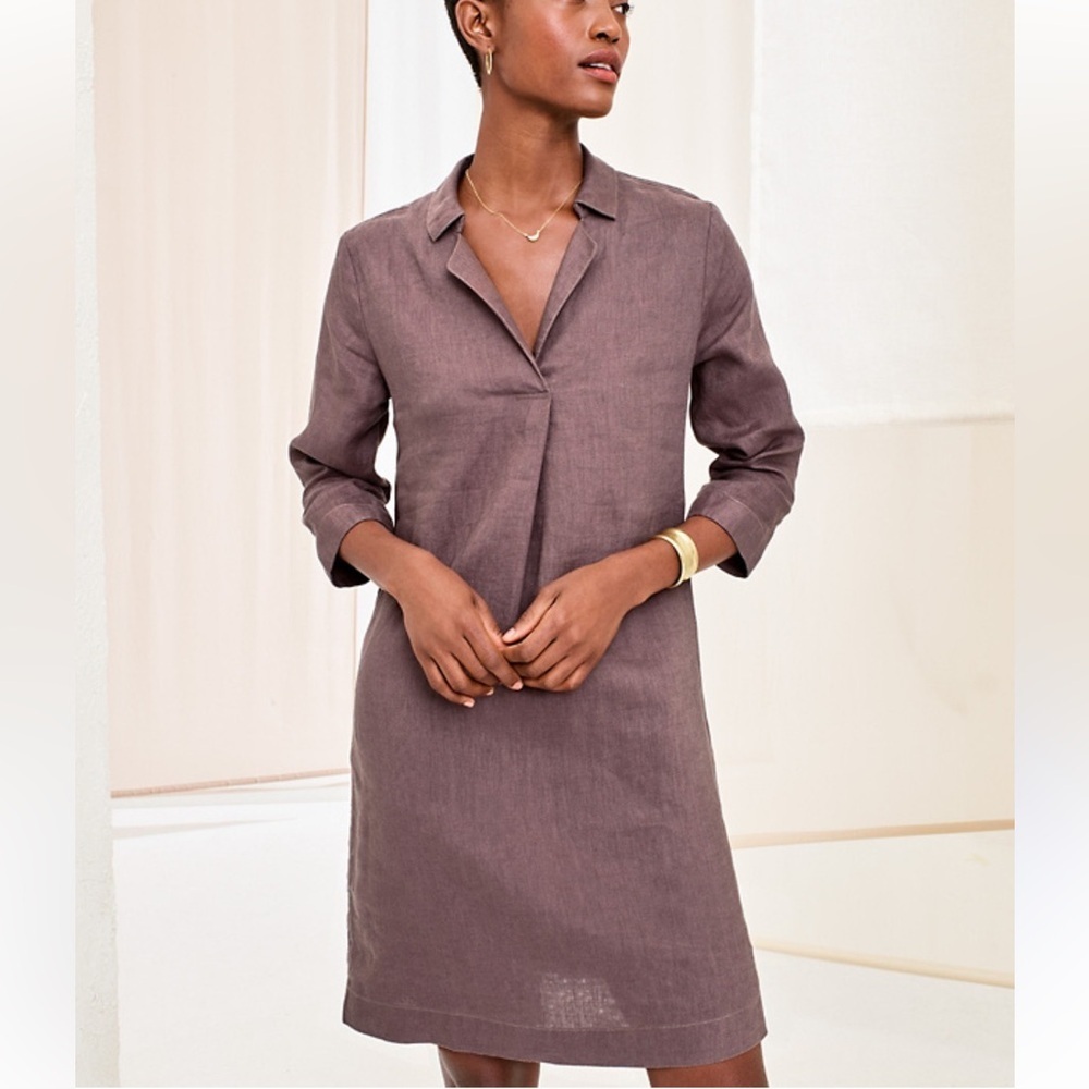 Garnet Hill Women's Dress in Mauve